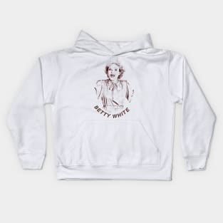 Betty White Kids Hoodie